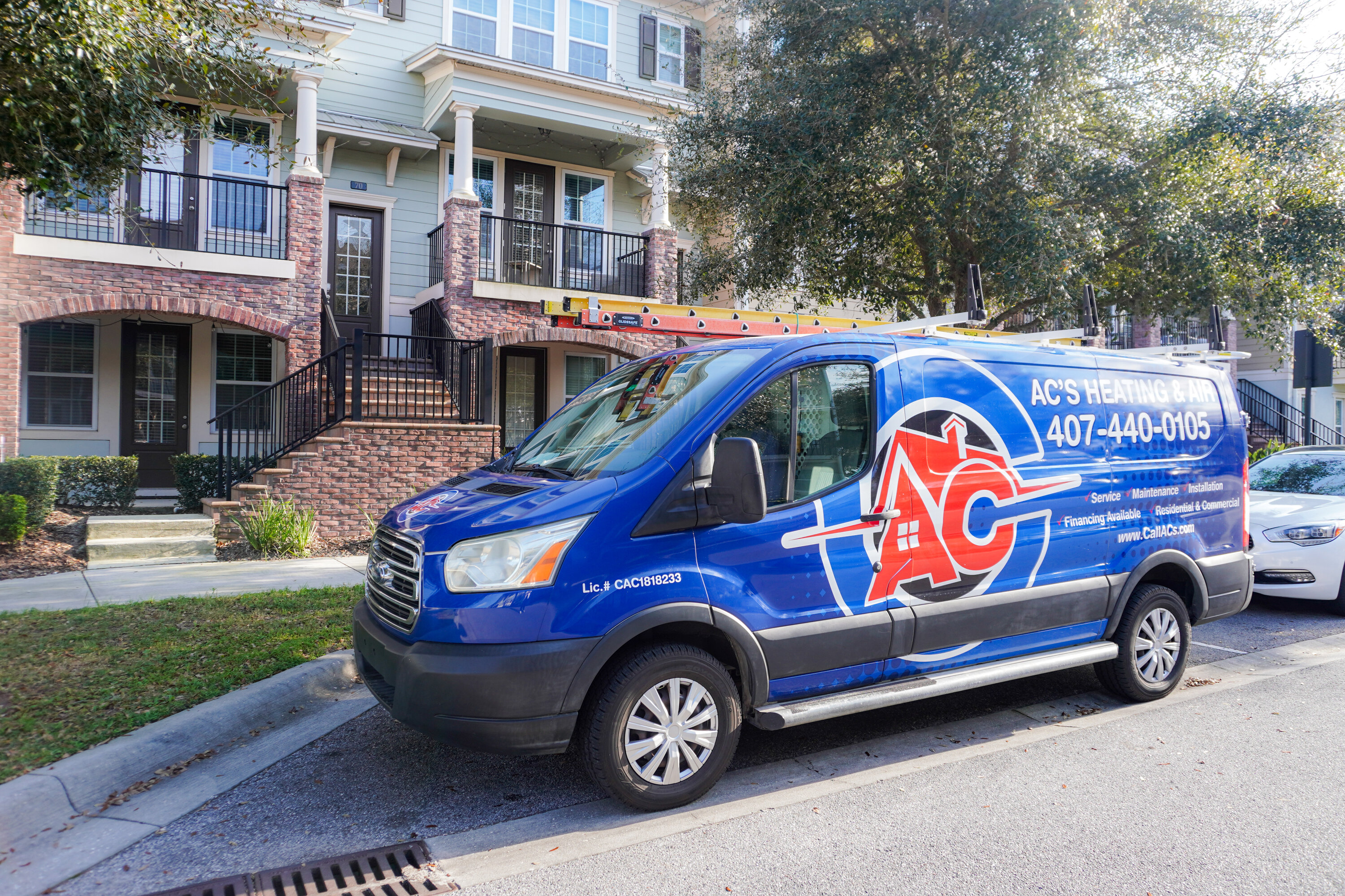 AC's Heating & Air company vehicle