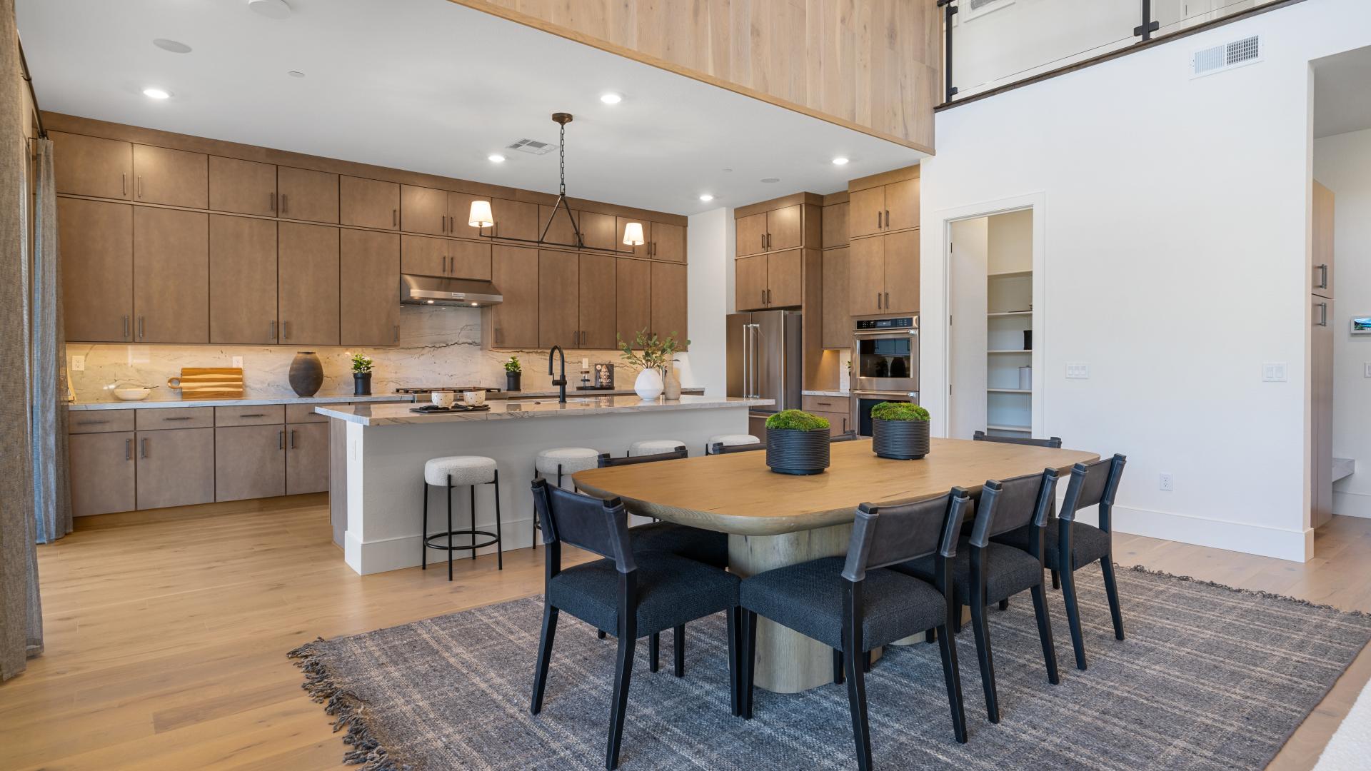 Well-designed kitchens and dining spaces