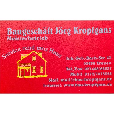 Jörg Kropfgans Baumeister in Treuen im Vogtland - Logo