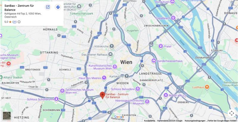SanBao – Zentrum für Balance, Kohlgasse 44/Top 2 in Wien