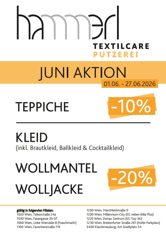 Bild 1 von Hammerl TextilCare (Putzerei/Textilreinigung)