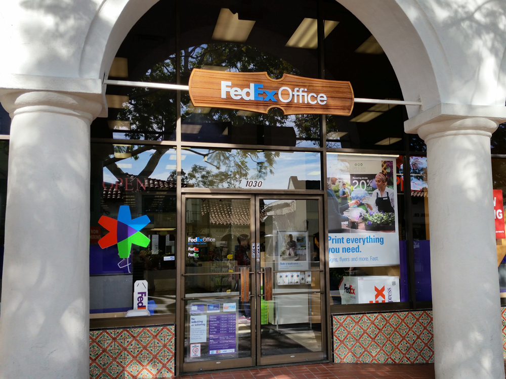 Exterior photo of FedEx Office location at 1030 State St\t Print quickly and easily in the self-service area at the FedEx Office location 1030 State St from email, USB, or the cloud\t FedEx Office Print & Go near 1030 State St\t Shipping boxes and packing services available at FedEx Office 1030 State St\t Get banners, signs, posters and prints at FedEx Office 1030 State St\t Full service printing and packing at FedEx Office 1030 State St\t Drop off FedEx packages near 1030 State St\t FedEx shipping near 1030 State St