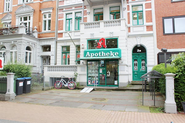 Aussenansicht der Moltke-Apotheke