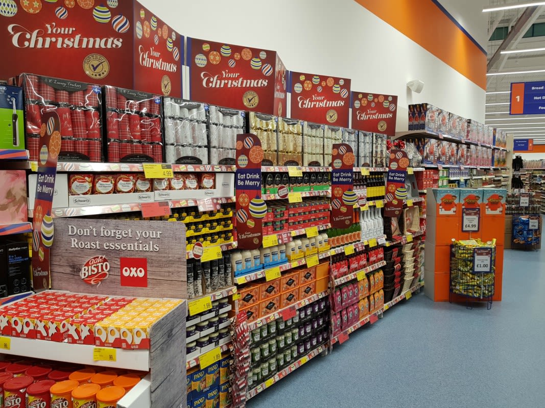 You can stock your shelves for Christmas at B&M's Newport store.