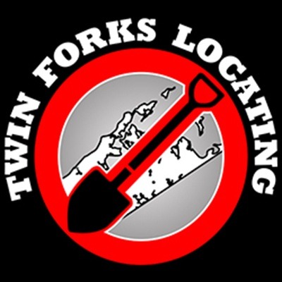 Twin Forks Locating Logo
