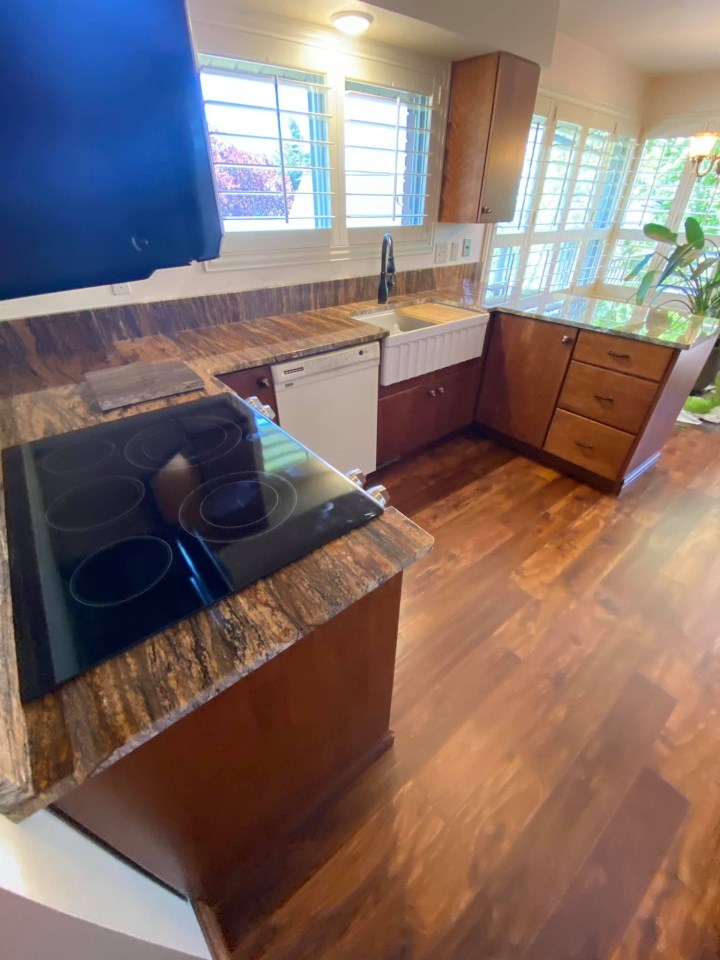 Newly remodeled kitchen in Utah