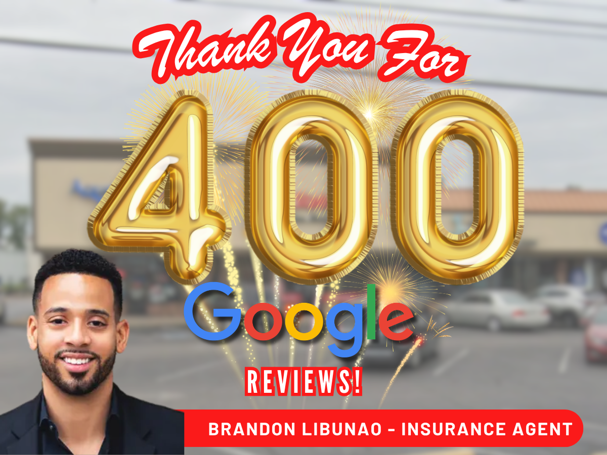 Thank you to all of our amazing customers for helping us reach 400 reviews on Google!