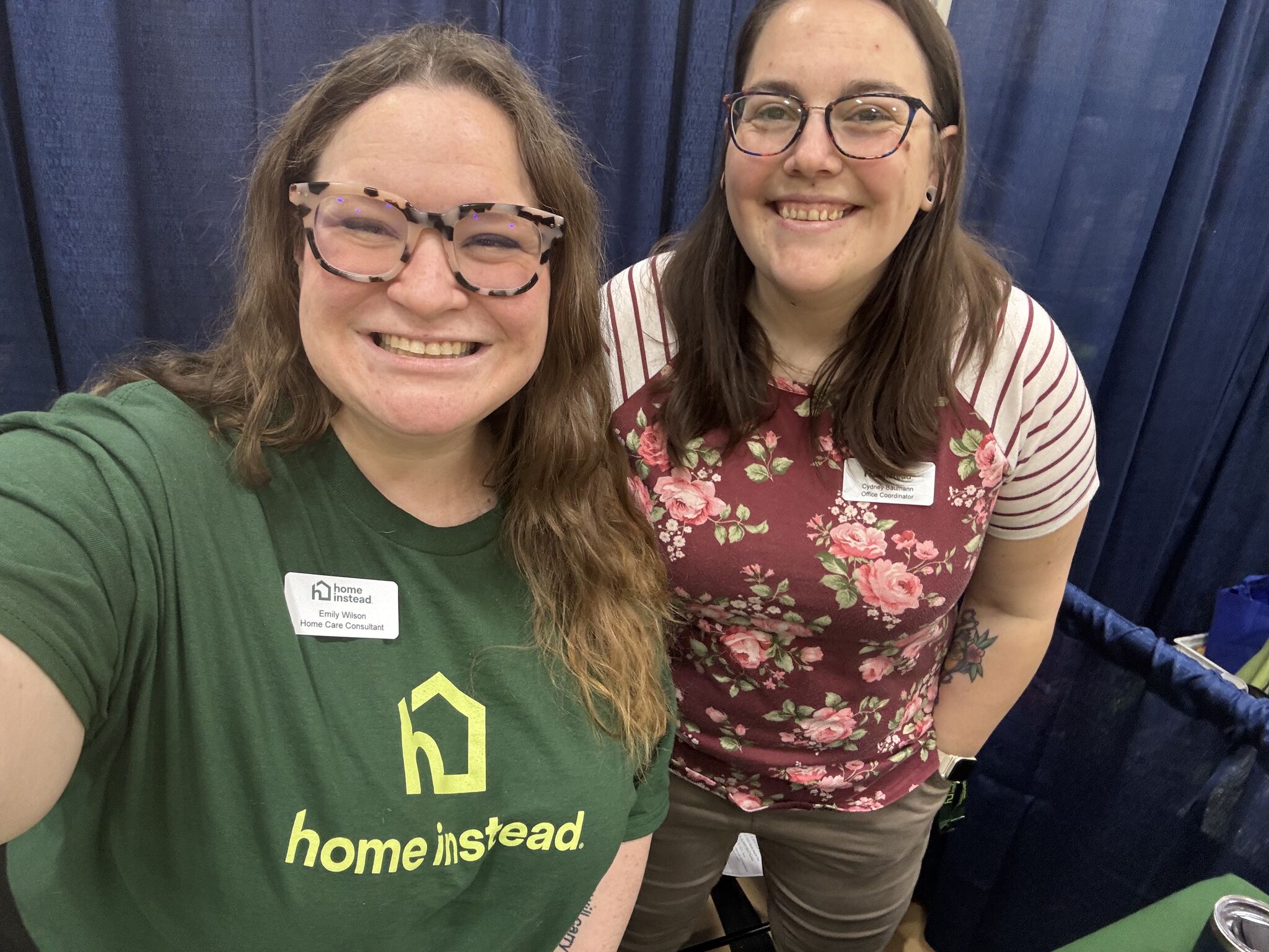 Home Instead team building relationships with community members through education and support.