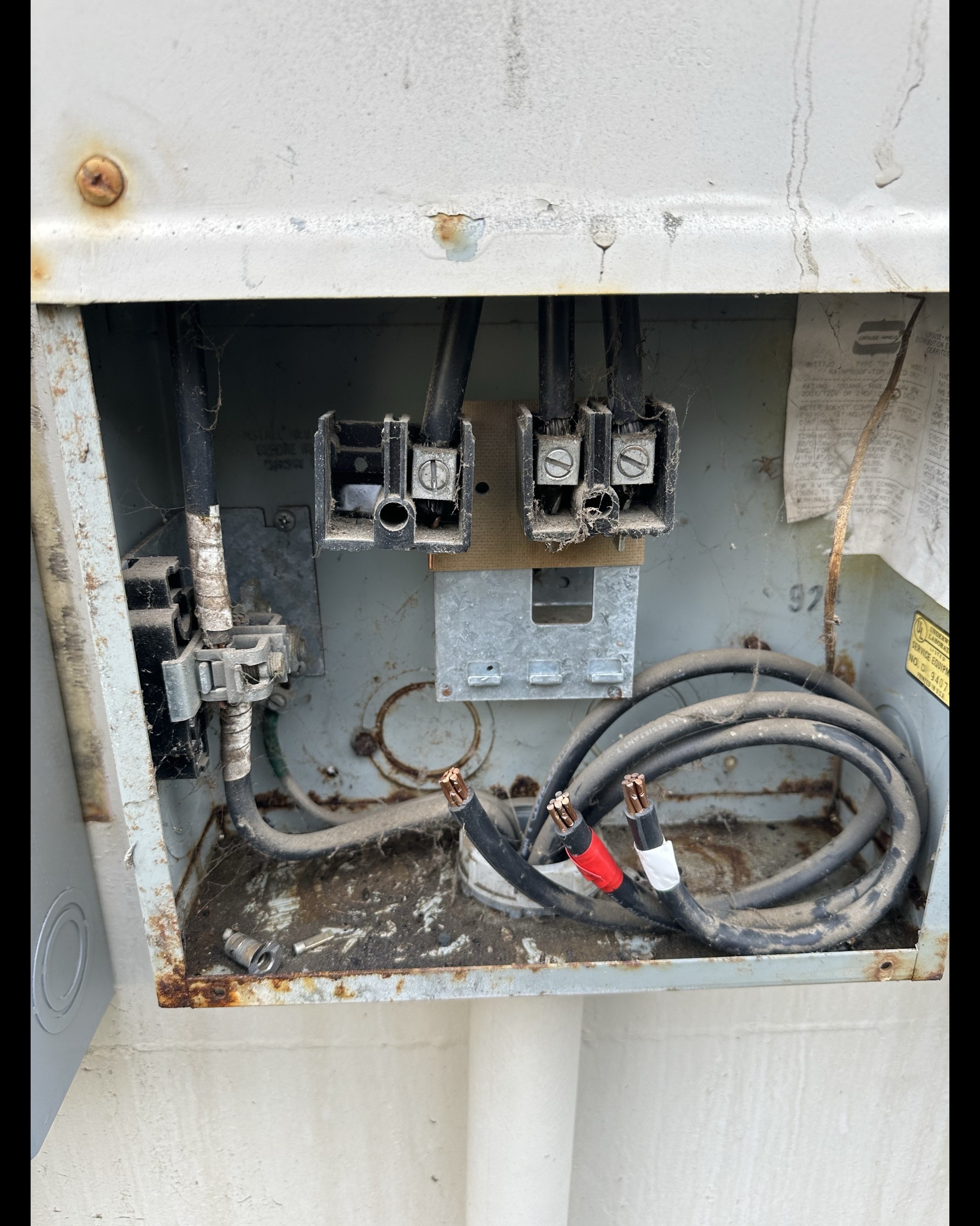 Electrical Panel arching