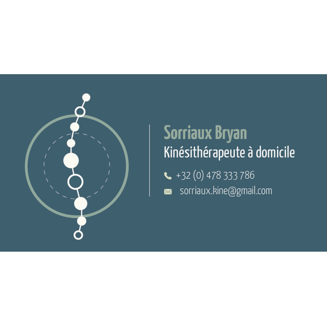 Kinésithérapeute Sorriaux Bryan Logo