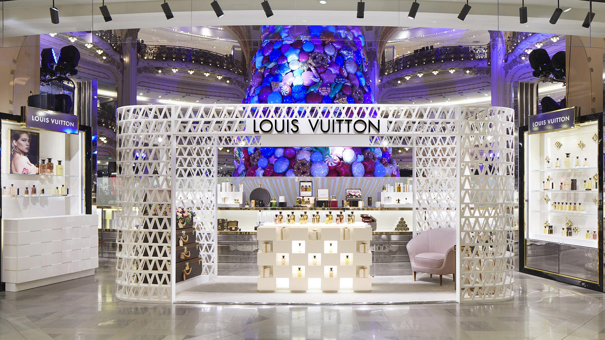 Loja Louis Vuitton Paris Galeries Lafayette, França