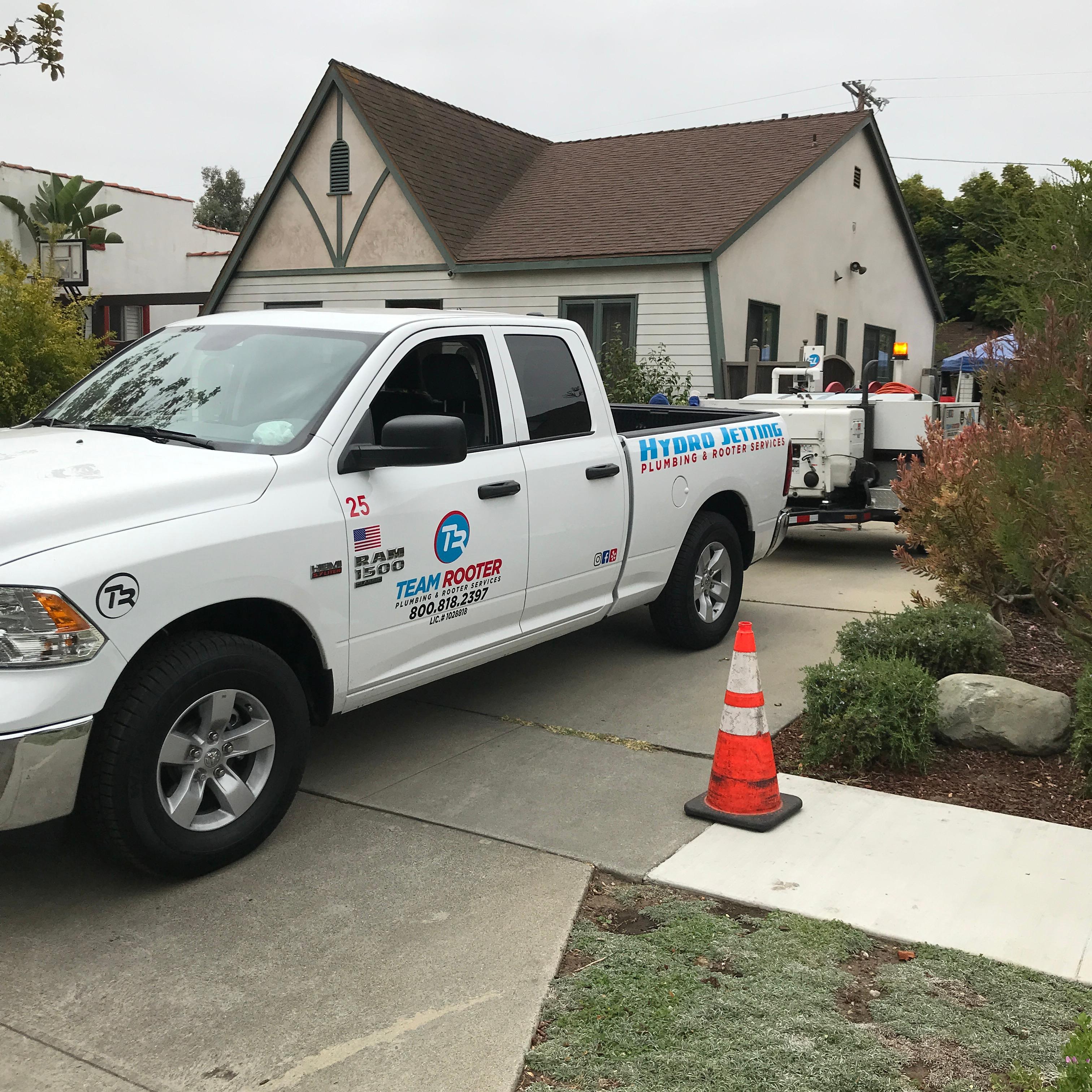 Team Rooter Hydro-jetting drain cleaning Service, Los Angeles, California.