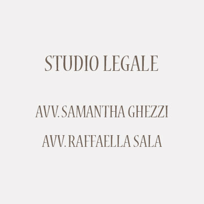 Studio Legale Avv. Samantha Ghezzi e Avv. Raffaella Sala Logo