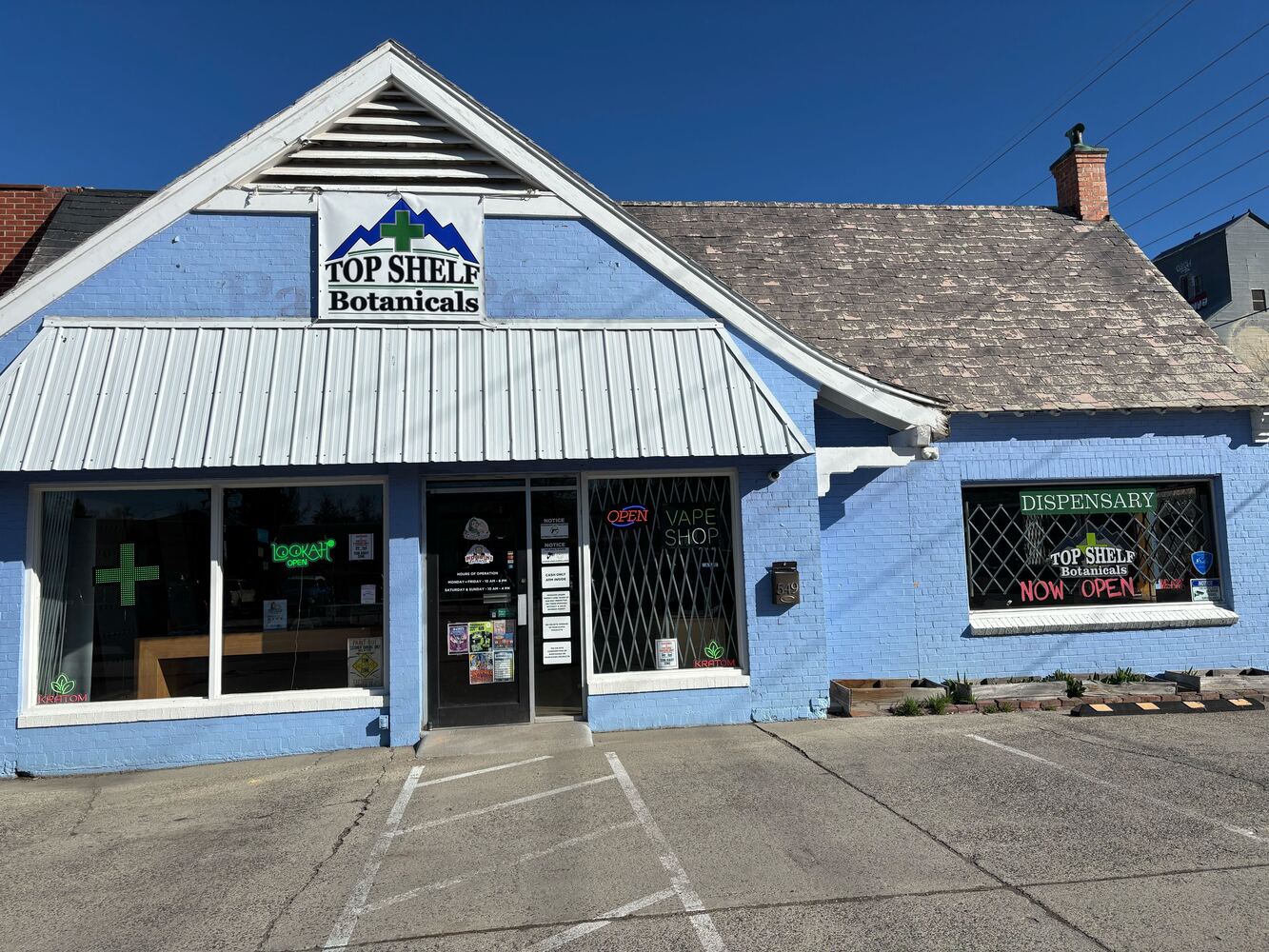 Top Shelf Botanicals Downtown Bozeman Dispensary