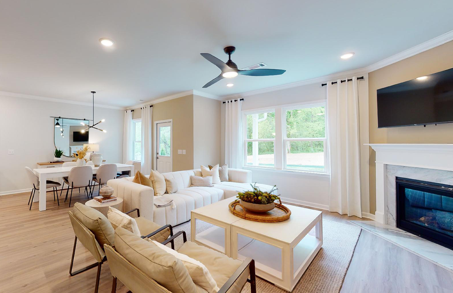 Gathering Room in two-story new home in White House, TN by Pulte Home Builders Nashville