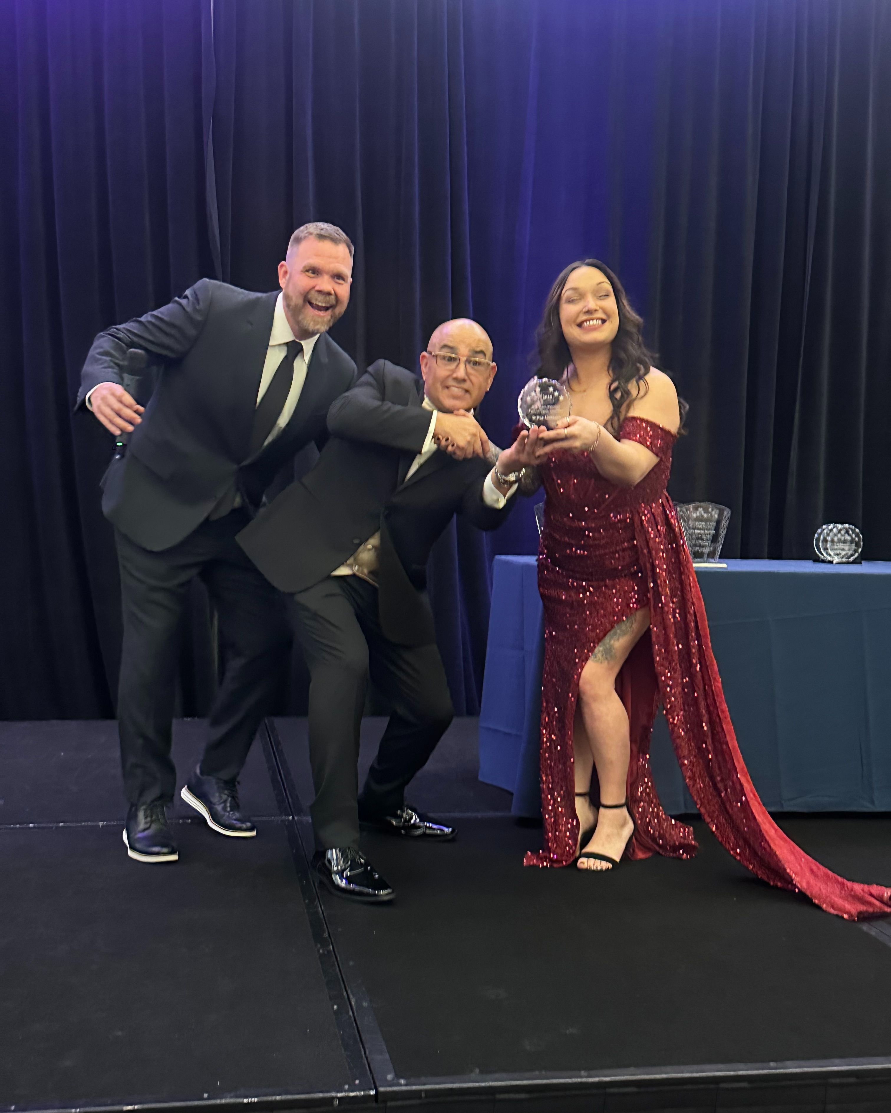 We had such a wonderful time at the Washington Team Member Hall of Fame! Congratulations Britny!