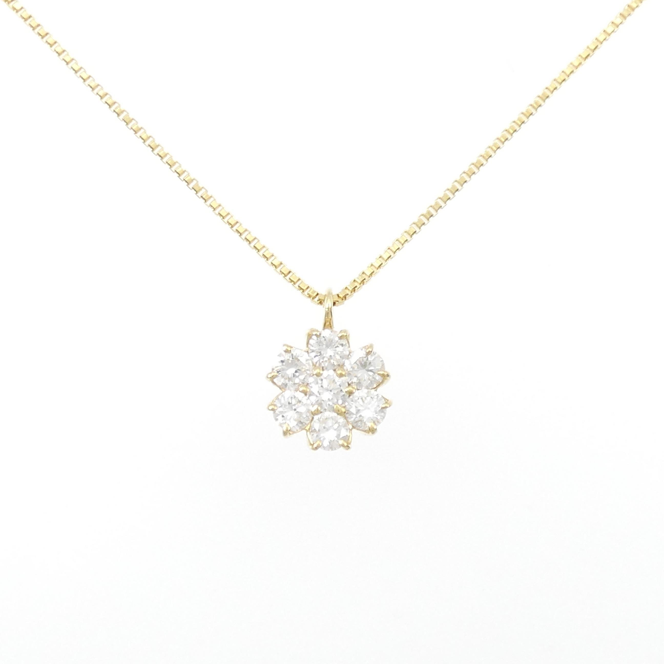 K18YG ダイヤモンド ネックレス 0.50CT