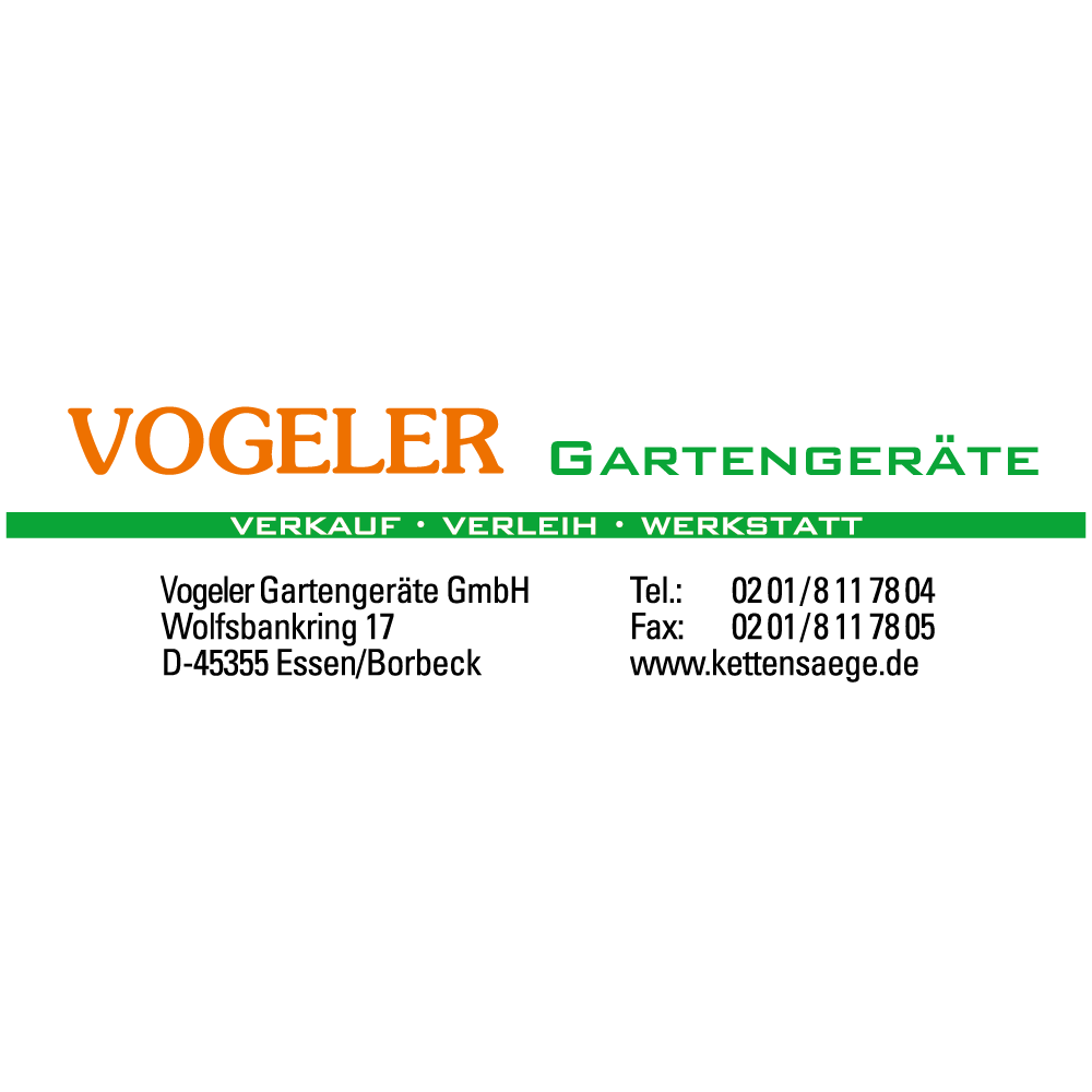 Vogeler Gartengeräte GmbH in Essen - Logo