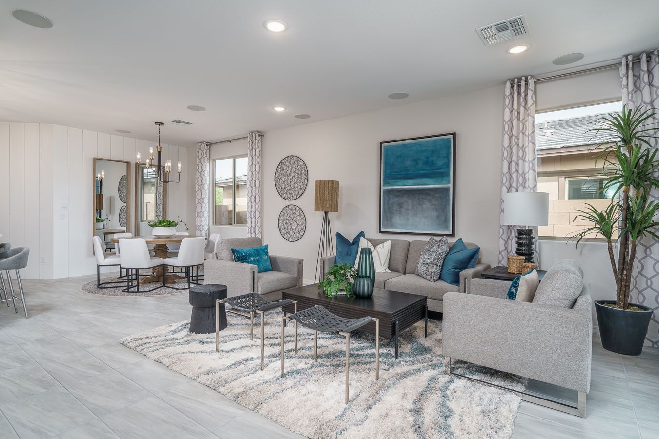 Fairways in Victory at Verrado - Turnberry Model Home - Great Room and Breakfast Nook