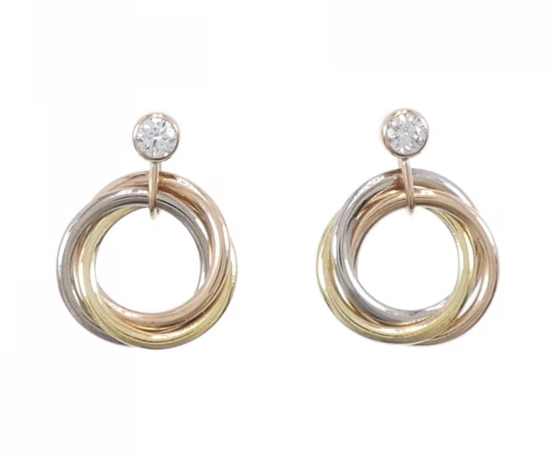 カルティエ トリニティ ピアス