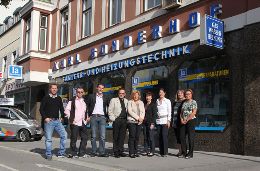 1a Installateur Karl Sonderhof GesmbH & Co KG, Floridsdorfer Hauptstraße 18 in Wien
