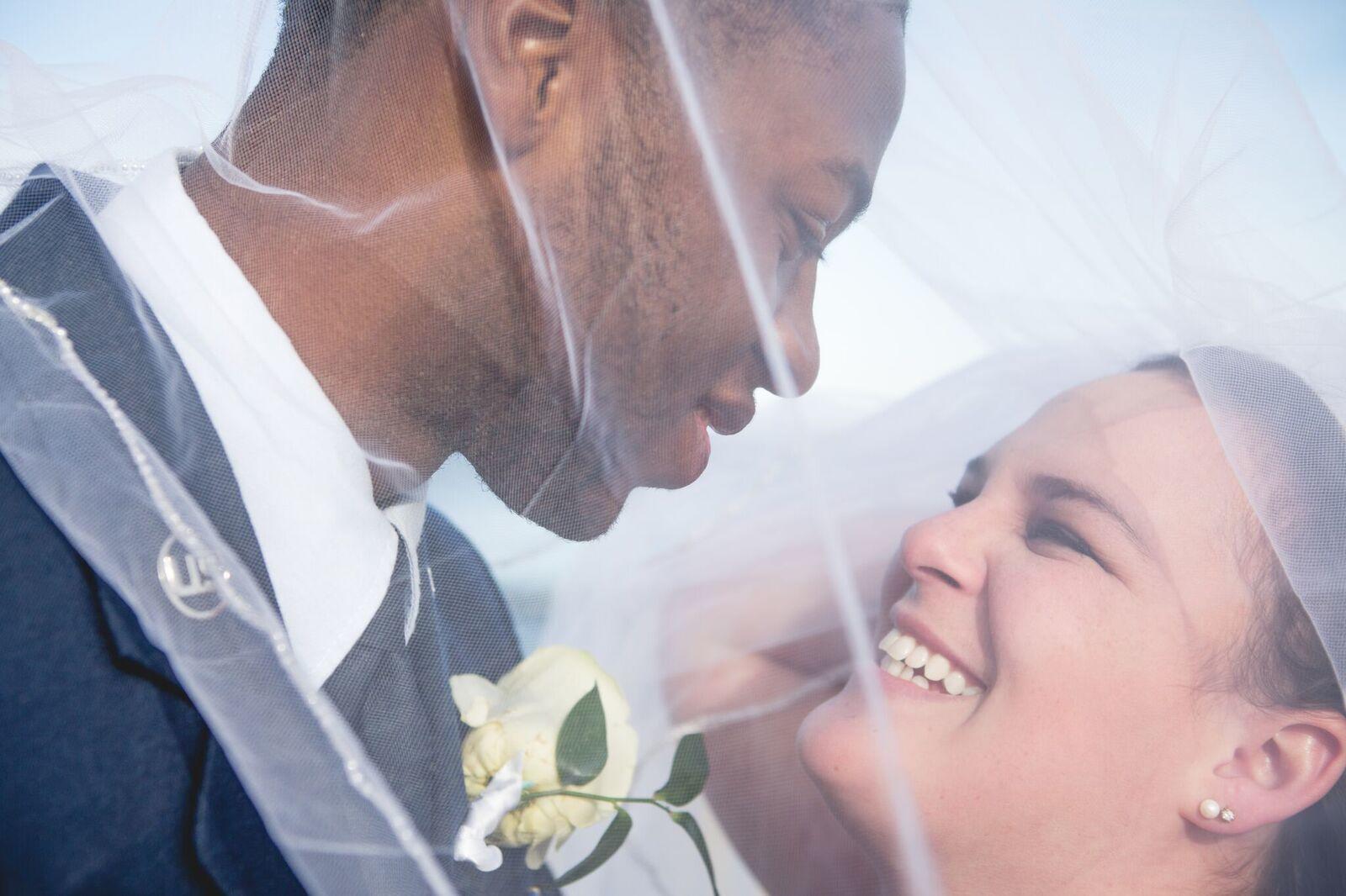 Barefoot Beach Bride Photo