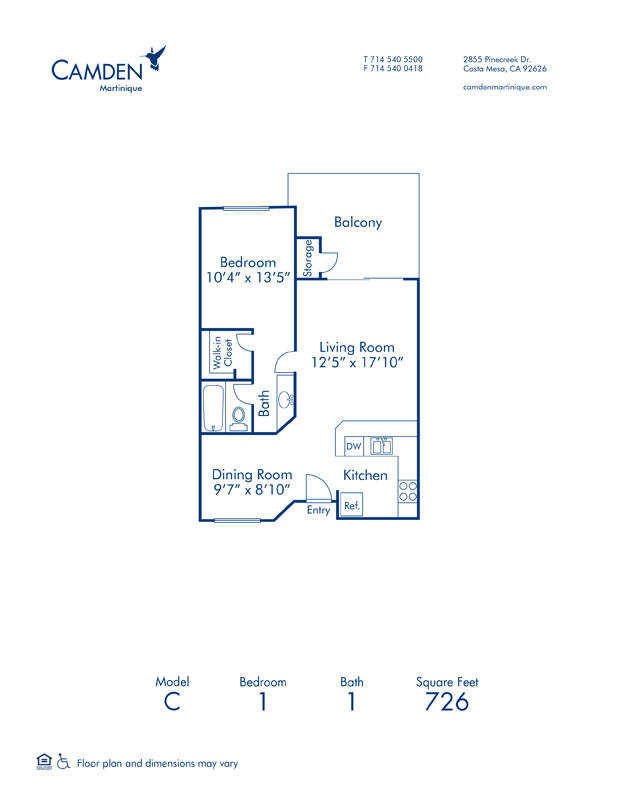 Camden Martinique Apartments Photo