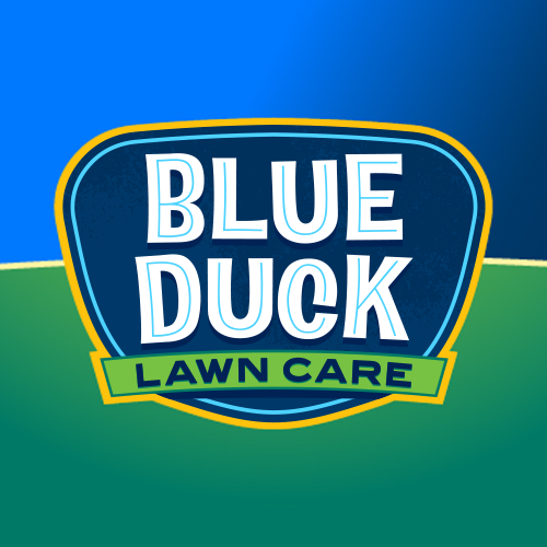 Blue Duck Lawn Care Logo