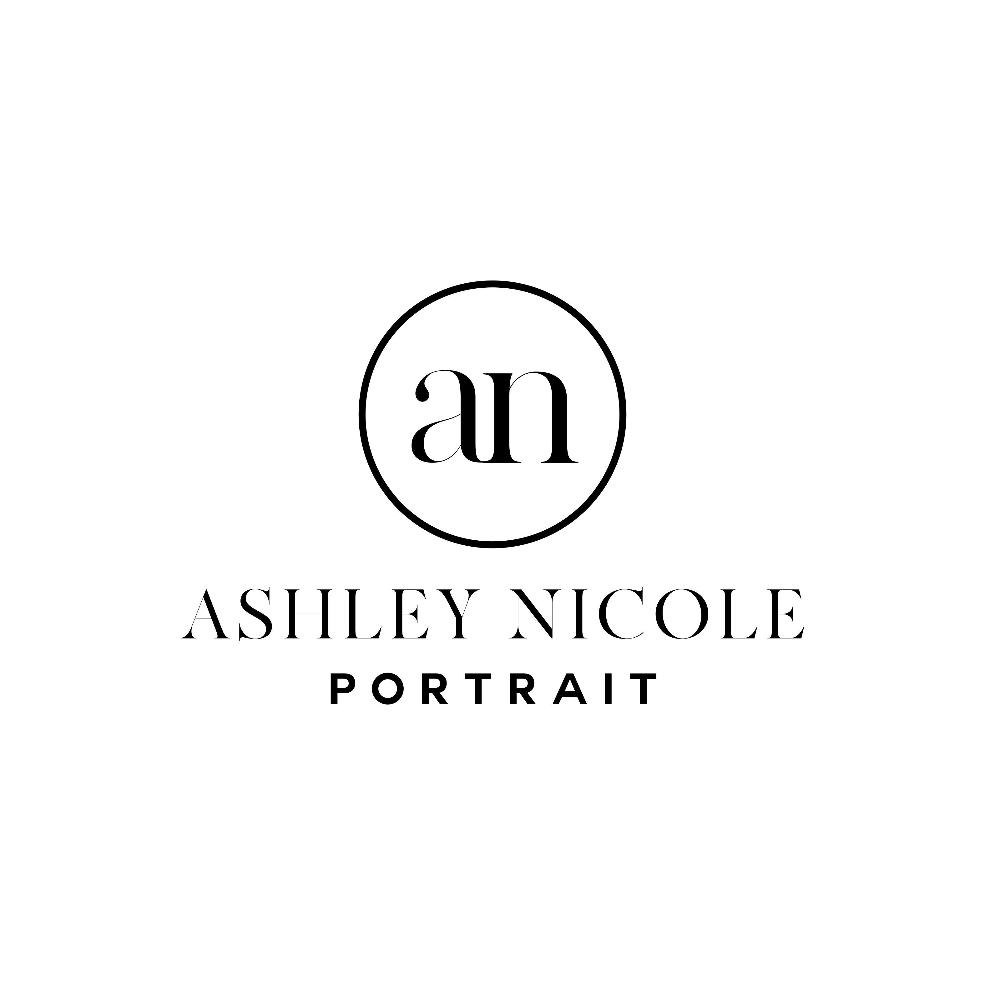 Ashley Nicole Portrait Logo