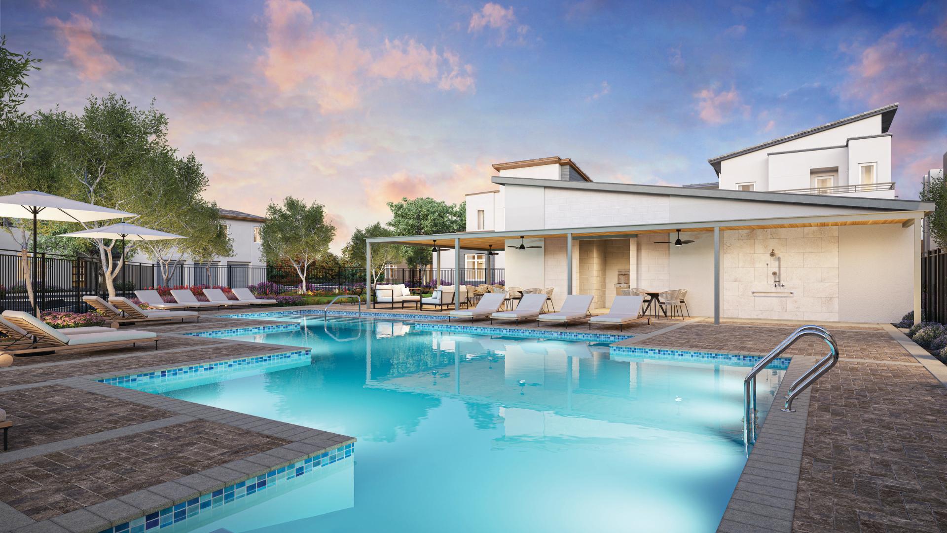 Take a dip in the refreshing, private community pool 