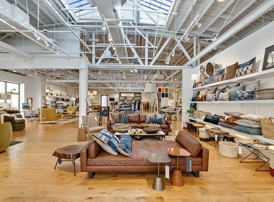 Room & Board Pasadena store interior