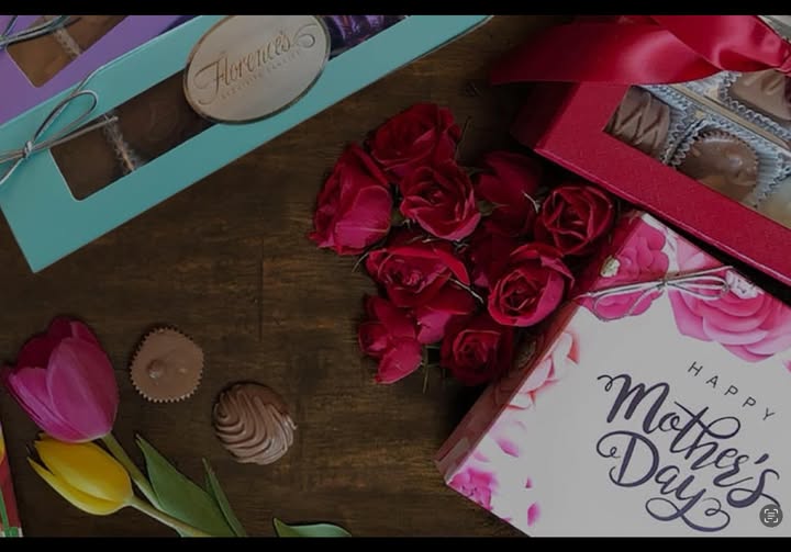 Celebrate Mom with exquisite chocolates from Florence's Exquisite Chocolates in Rexburg, ID. Featuring beautiful Mother's Day packaging, perfect for a sweet gift. Find the perfect Mother's Day chocolates.