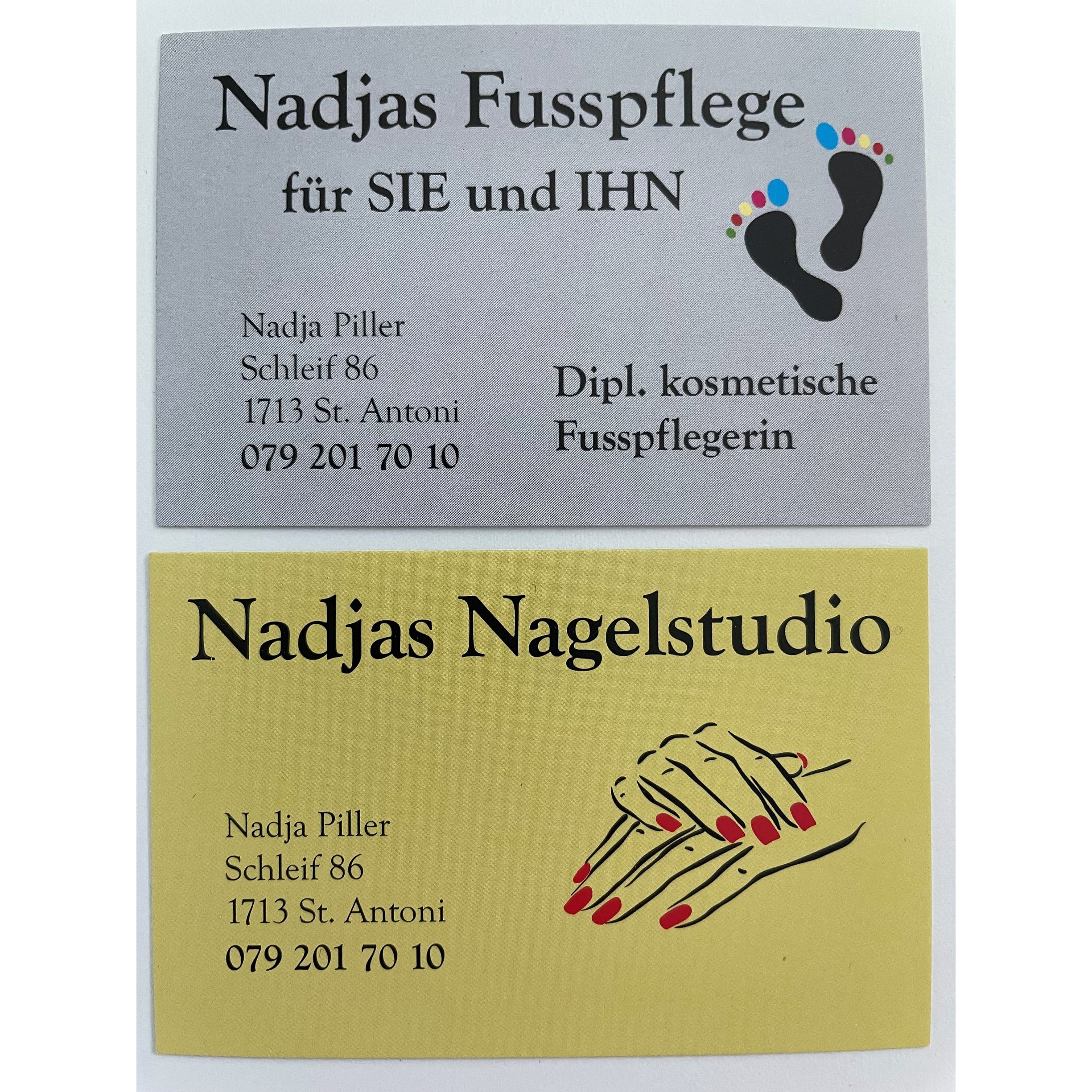 Nadjas Fusspflege für SIE und IHN & Nadjas Nagelstudio Logo