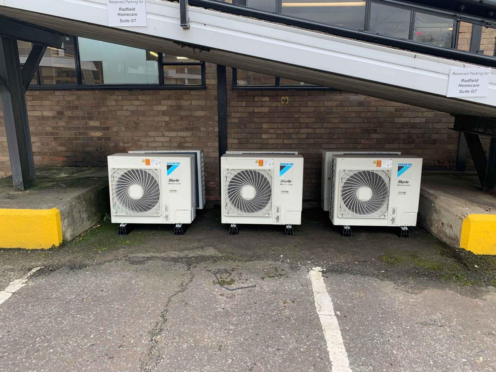 External air conditioning units from Chislehurst installation