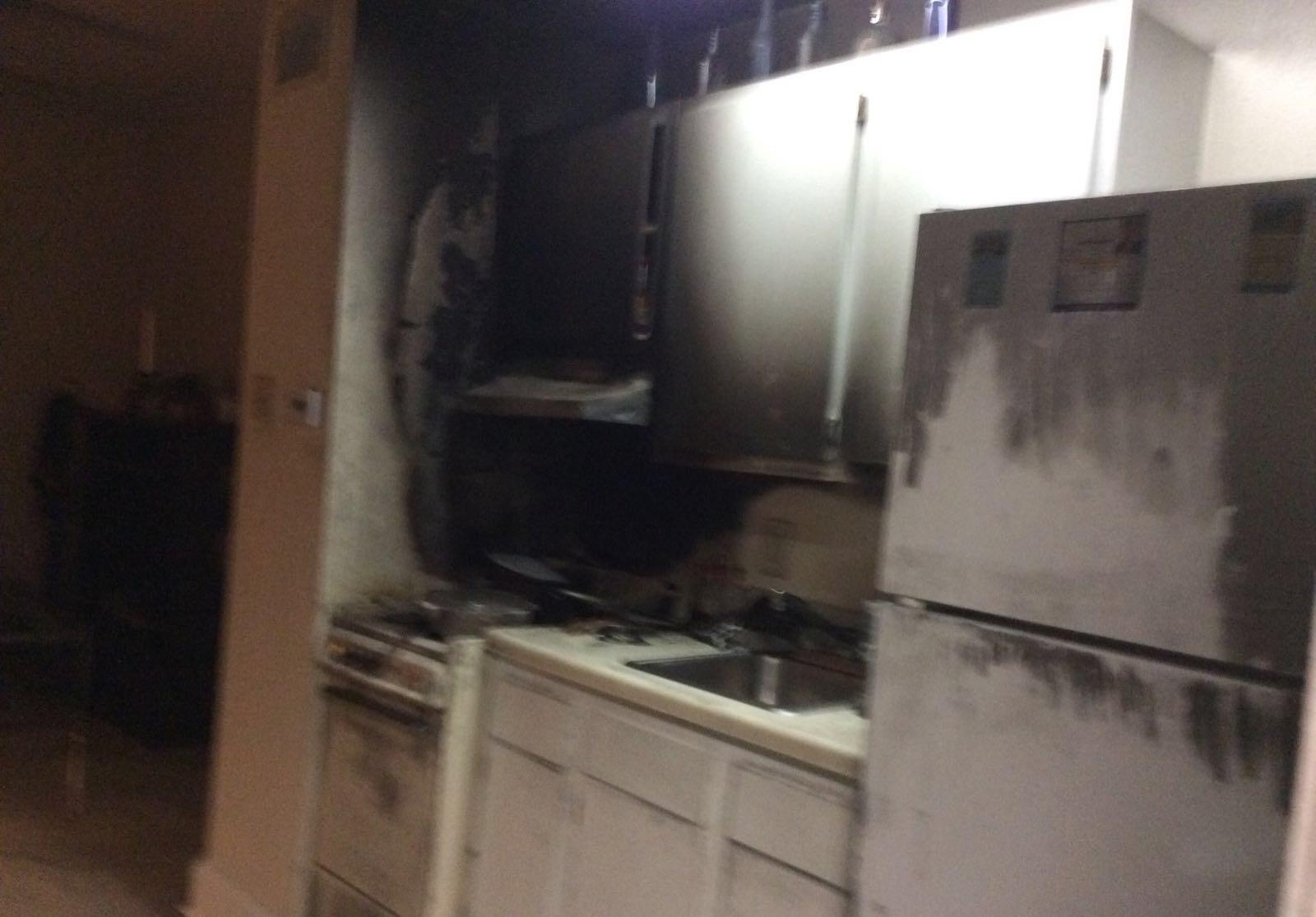 About to get started on this fire restoration job after a fire broke out in a kitchen of an apartment complex.