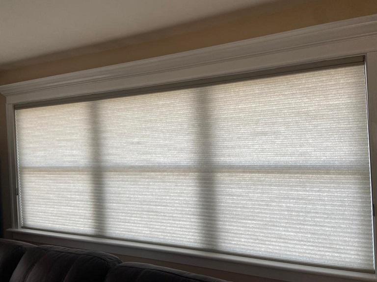 Our Top Down Bottom Up Honeycomb Shades are a stellar combination of design and function for your house in Troy. It's all thanks to the attractive appearance of the Honeycomb pattern and the convenience of the top-down/bottom-up design.