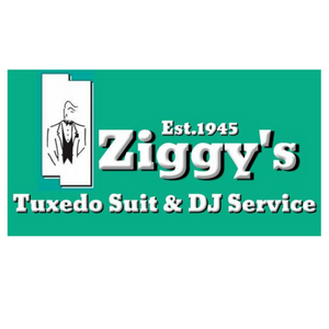 Ziggy's Tuxedo Suit & DJ Service Logo