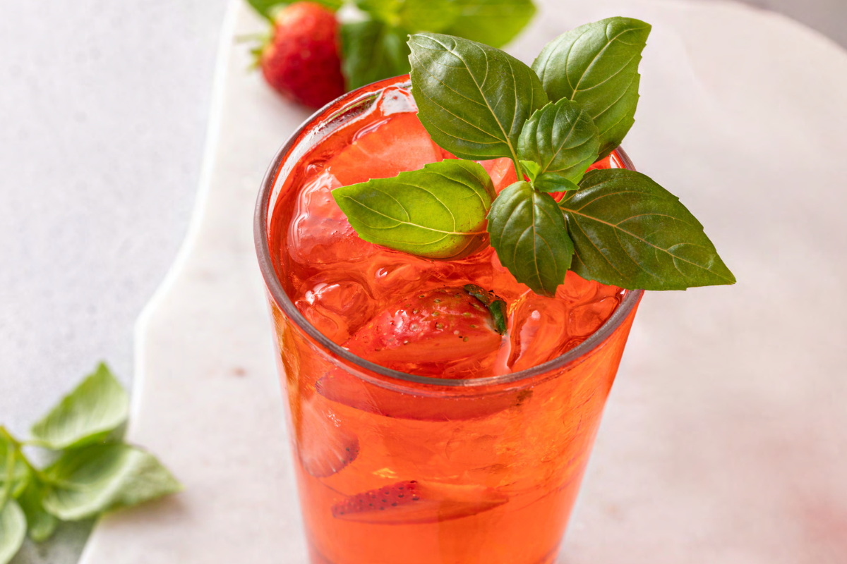 Strawberry Basil Limonata - BERRY BLISS SUMMER