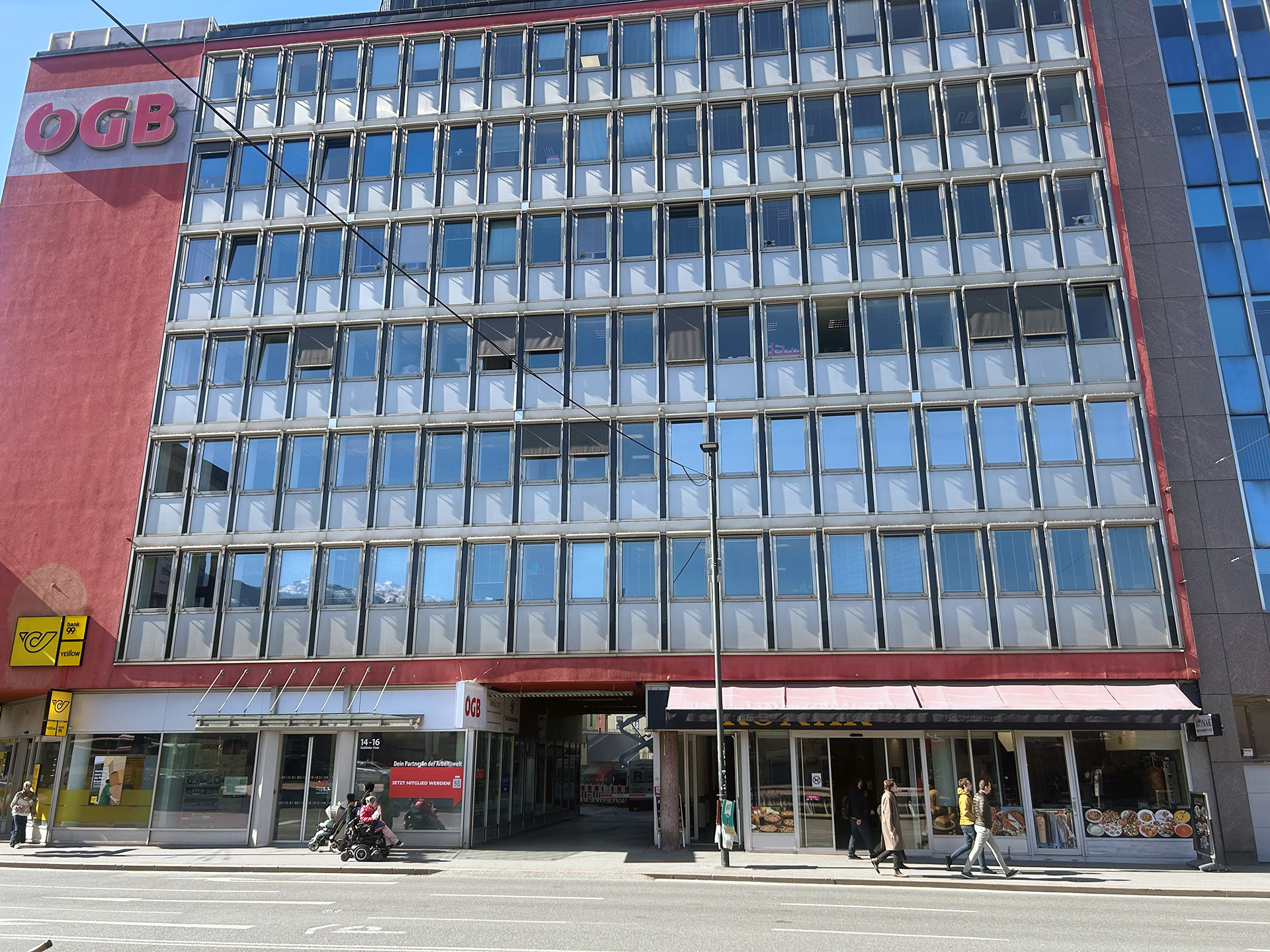 Gewerkschaft PRO-GE, Landesorganisation Tirol, Südtiroler Platz 14-16 in Innsbruck