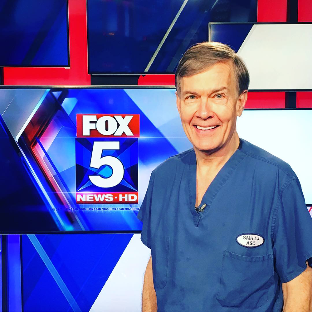 Dr. Chaffoo is a Fox 5 TV Physician and Medical Reporter. Our hair loss specialist and director of San Diego MD has frequently appeared on television and in magazine placements to discuss the latest medical advancements in hair restoration, plastic surgery, and other related topics.