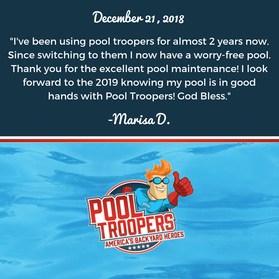 Pool Troopers Customer Testimonial Pool Troopers Cypress (281)358-1876
