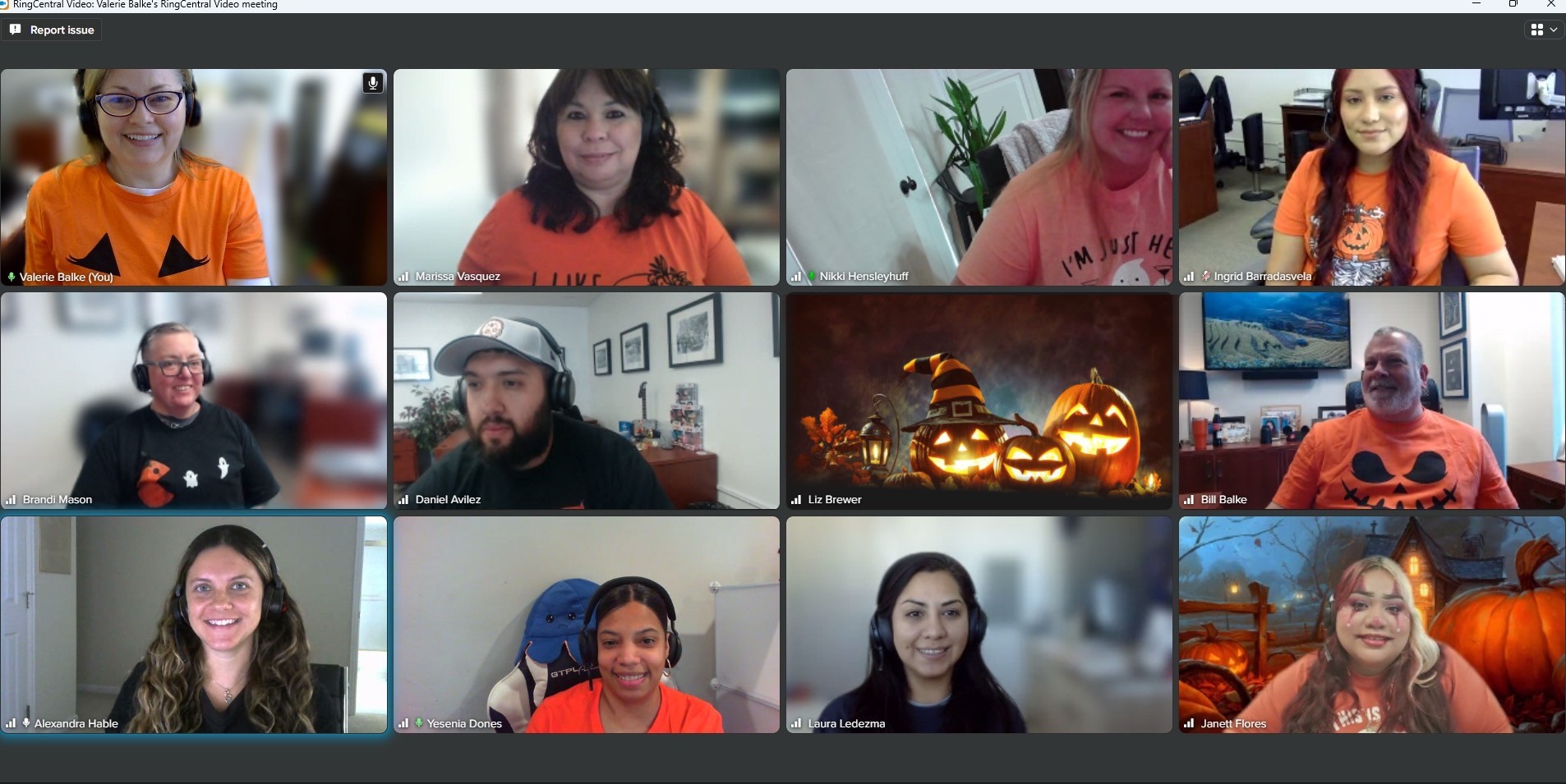 We were feeling spooky at work on Halloween!