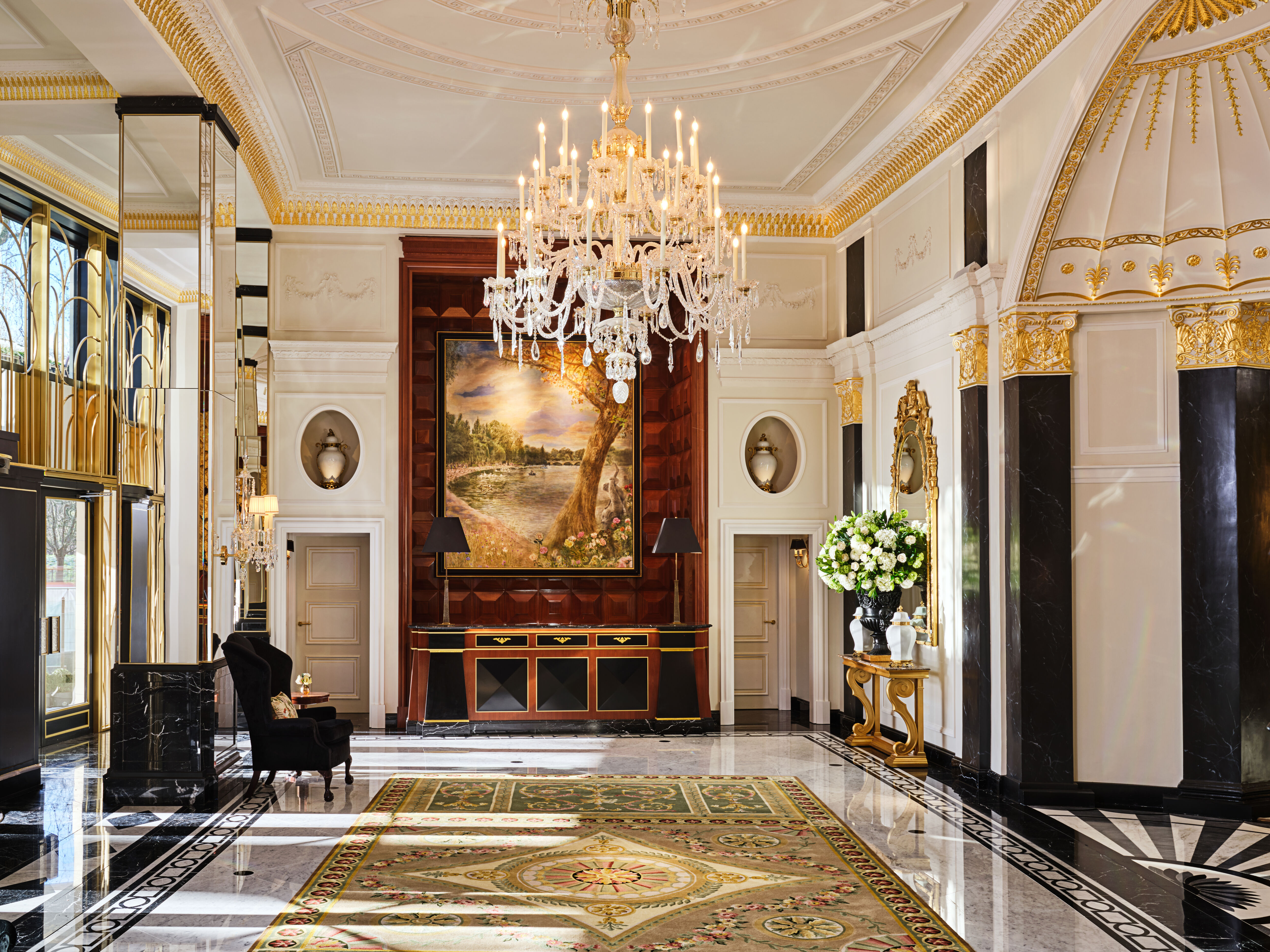 The Dorchester Hotel lobby