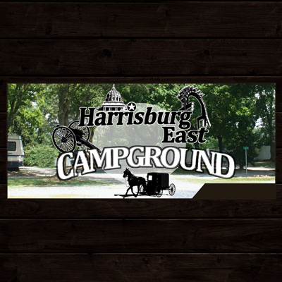 Harrisburg East Campground Logo