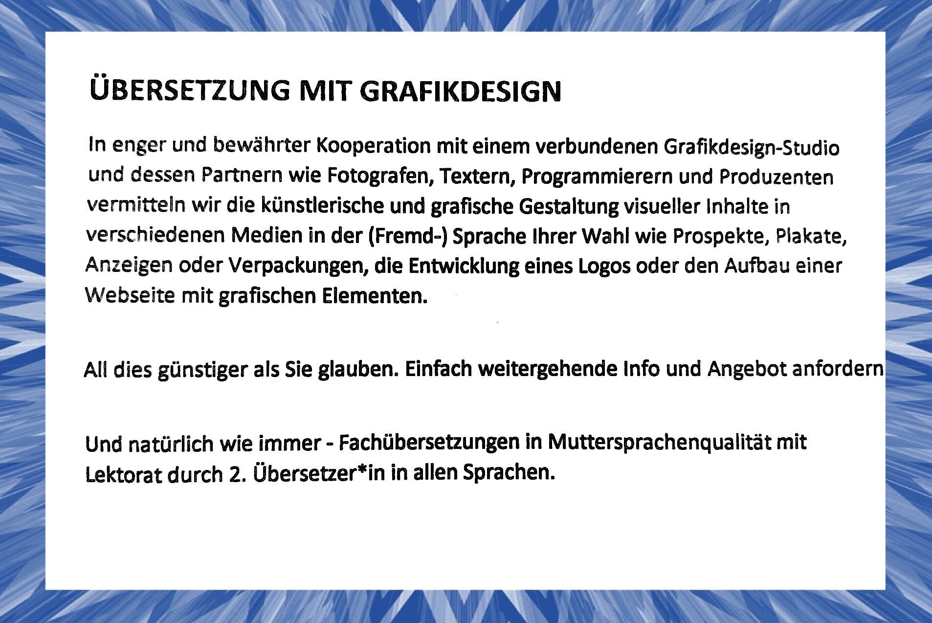 Bilder Übersetzungsagentur Hoffmann