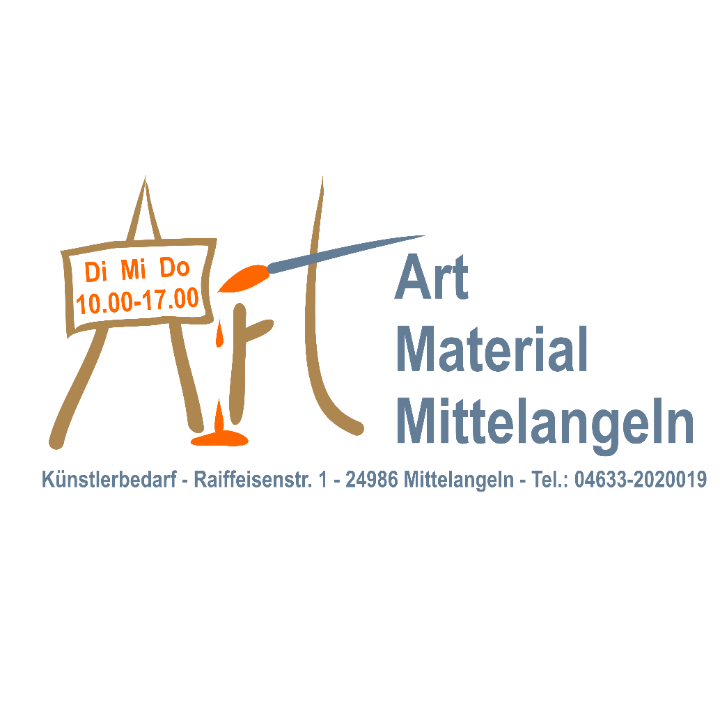 Logo Art Material Mittelangeln