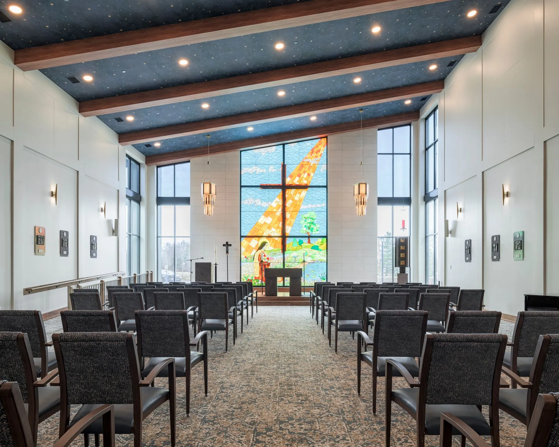 The chapel at Saint Therese of Corcoran.