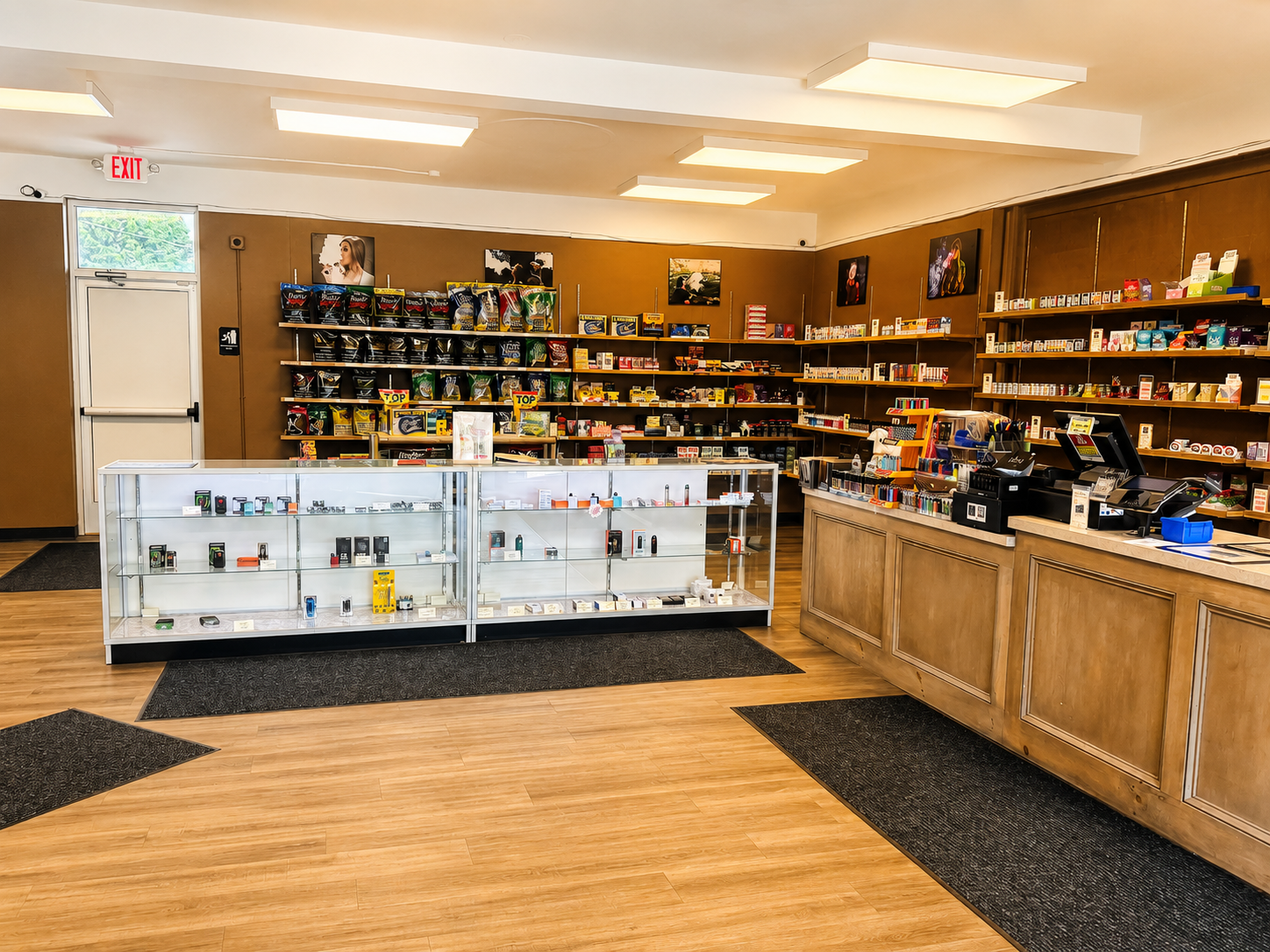 Step inside CigarBox Tamaqua and explore a clean, well-organized retail space featuring premium cigars, cigar accessories, vaping products, and tobacco essentials. The bright, welcoming interior provides a comfortable shopping experience for both new and experienced cigar enthusiasts.