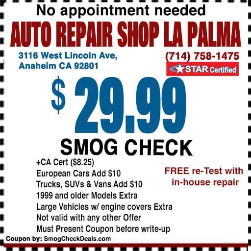 Auto Repair Shop La Palma Logo
