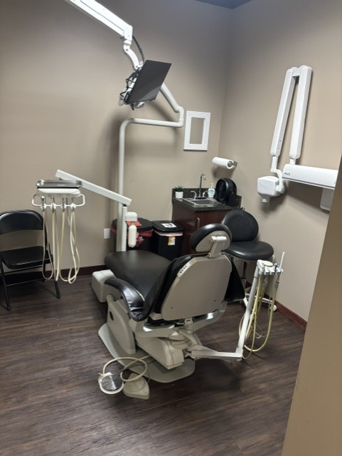 Dental operatory, Highland Family Dentistry. Dentist in Highland, IL. 